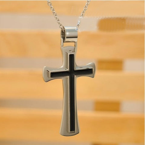 316l Stainless Steel Cross Necklace Pendant for men and women - LYC