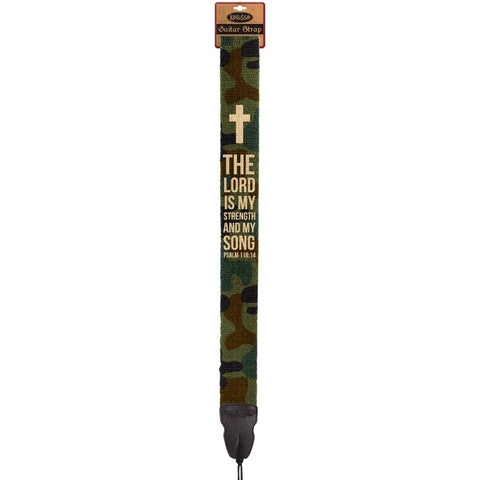 Camo Guitar Strap - Christian Guitar Strap - LYC