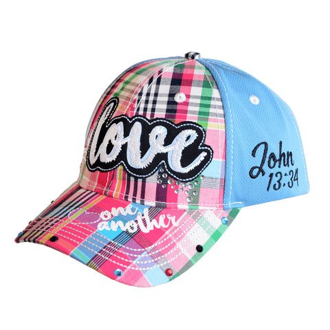 Girls Christian LOVE Cap - John 13:34