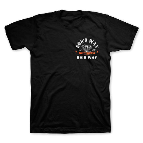 Christian T Shirt God's Way is the Highway
