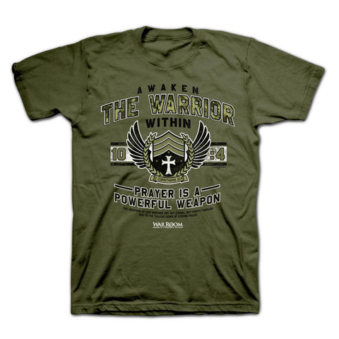Christian T Shirt Awaken The Warrior Within