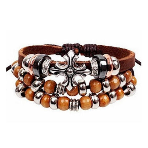 Sami Inspired “Freyr” Pewter Thread Bracelet - Saami Supplies
