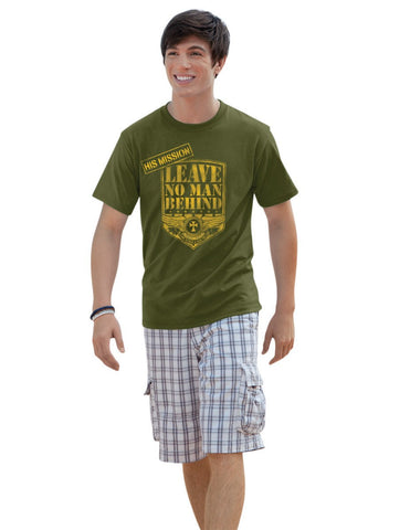 Leave No Man Behind T-shirt - Lift Your Cross